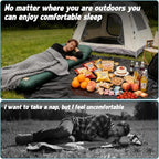 Self Inflating Sleeping Pad with Waterproof Tarp, 3.2" Extra Thick Built-in Electric Pump Air Mattress for Car Camping, R-Value 9.5 All-Season Winter Gear, Roll-up Compact Mat