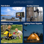 12V 23.4AH (30AH) Plus Lifepo4 Lithium Battery With 30A BMS, Lifepo4 Battery 4000+Deep Cycles Perfect for Trolling Motor,Kids Scooters,Power Wheel Chair,Boat,RV,Fish Finder etc