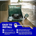 BlueStars Upgraded 5430 Gas Stove Pressure Regulator Replacement for Coleman Propane Stoves Grills, Fold N Go Stove Accessories - Maintains Stable LP Gas Flow, NOT Compatible with Roadtrip LXE Grills