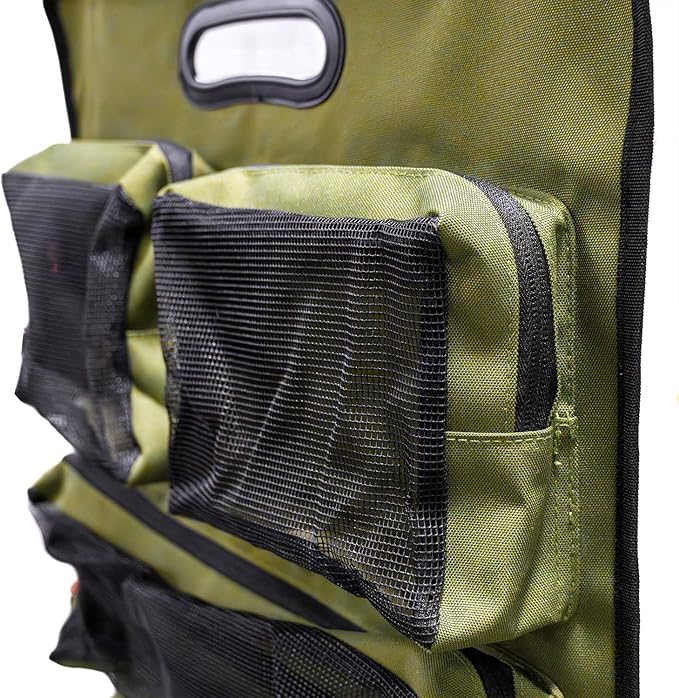 Utility Hanger - Camping Supplies Storage, Hanger for Awnings or Roof Top Tents, 6 Zippered Pockets