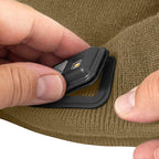 POWERCAP LED Hat Light 150 Lumens Rechargeable Fleece Beanie with Bright Built-in Headlamp Waterproof LED Warm One Size Cap