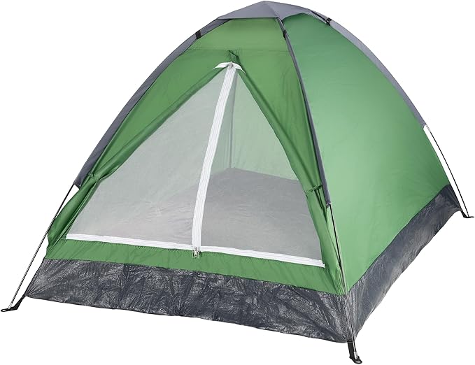 2 Person Camping Tent with Rain Fly and Carrying Bag - Lightweight Outdoor Tent for Backpacking, Hiking, or Beach Use by Wakeman Outdoors