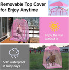 All Weather Proof Pod Sports Tent,Outdoor Weather Tent Sports Pod Pop Up Shelter with Sealed Floor,2-4 Person Clear Tent for Sport Event,Camping,Fishing 8 Sizes & Multicolor