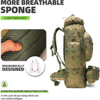 100L Camping Hiking Backpack,Molle military Tactical rucksack backpack,Waterproof Lightweight Hiking Backpack
