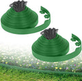 2-Inch x 100 FT Landscape Edging Border with 150 Stakes, Plastic Edging for Landscaping Garden Edging Border, Flexible Landscaping Edging for Garden Flower Beds Yard Lawn Pathway Paver (Green)