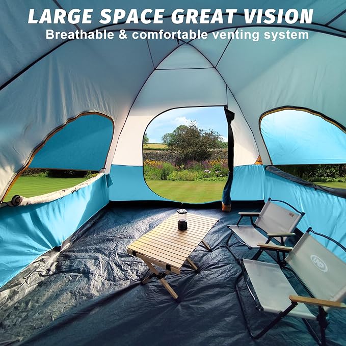 UNP SUV Dome Tent for Camping, Outdoor 6 Person Car Camping Tent, Easy Set Up SUV Tailgate Tent with Rainfly 10' x 10' Vehicle Camping Tent | for Camping, Outdoor, Car Camping Tent, Easy Set Up, SUV Tailgate Tent, with Rainfly
