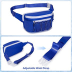 Fanny Pack Cooler, Insulated Waist Pack Snack Bag, Portable Hip Pack for Beach, Camping and Hiking, Blue