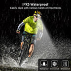 Blukar LED Headlamp Rechargeable,2000L Super Bright Headlight with Motion Sensor -Dimmable Brightness,8 Modes,Spotlight&Floodlight&Red Light Combination,IPX5 Waterproof for Hiking,Camping