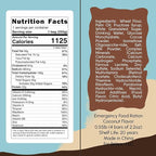 Emergency Food Supply - Coconut Survival Ration - 20 Years Shelf Life - 1 Day