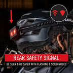 Coast RL20R 1000 Lumen Tri-Color LED Rerchargeable Headlamp with Flood and Spot Beams, Variable Light Control, Fixed Focus, Ultra-Strap, Red/Green Modes