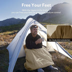 Naturehike Lightweight Compact Sleeping Bag, 59℉/32℉ Envelope Ultralight Backpacking Sleeping Bag Portable, Waterproof with Compression Sack for Cold&Warm, Camping, Traveling, Hiking