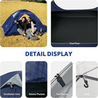 Naturehike Bleik 2-3 Person Camping Tent, Waterproof Double Layer Lightweight Backpacking Tents for Camping