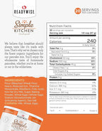 Simple Kitchen Homestyle Pancake Mix – 20 Servings for Family Meal Prep, Survival Just Add Water Canned Food, for Camping Meals, Backpacking & Hiking, #10 Can Package