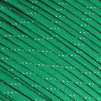 Fluorescent Reflective 550 Type III Guyline Tent Rope Camping Survival Cord High-Visibility Paracord (Reflective Kelly Green, 50 Feet)