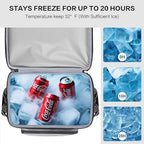 Large 52cans Waterproof Insulated Cooler Backpack for Men & Women, Leak Proof Backpack Cooler, Soft, 8Gal