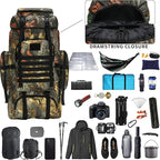 Hiking Backpack for Men 70L/100L Camping Backpack Military Rucksack Molle 3 Days Assault Pack for Climbing | Camping Backpack, 3 Days Assault Pack, for Climbing