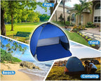 Mini Tent for Pets Small Dog Tent for Beach Portable Pop Up Sun Shade Shelter with Phone Compartment for Puppy and Large Cats Small Animals Sun Canopy for Camping and Outdoor