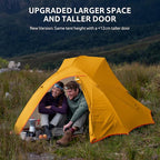 Naturehike Cloud Up 3 Person Backpacking Tent with Footprint - 3 Season Free Standing Lightweight 3 Person Camping Tent | with Footprint, Free Standing, Dome, Camping, Hiking, Waterproof