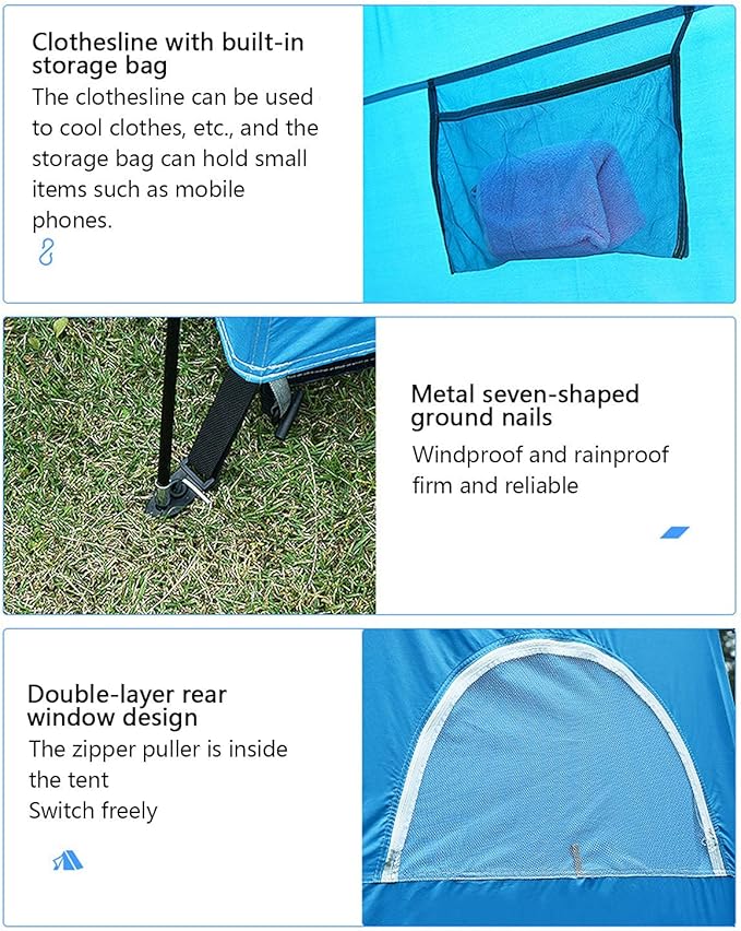 Camping Tent,Shower Tent, Changing Room Privacy Tent–Instant Portable Outdoor Shower Tent, Camp Toilet, Rain Shelter for Camping & Beach