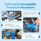 SurviMate 700ml Collapsible Water Filter Bottle,Squeeze Water Filtered Bottle，BPA-Free, Ultra Light Emergency Survival Water Filter，Perfect for Hiking, Backpacking, Camping