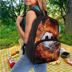 Soocer Backpack for School Boys Bookbag and Pencil Bag for Middle School Elementary Schoolbags, 2 Pcs School Bag with Lunch Box Compartment