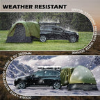 SUV Tent, Rectangle Car Tent for Family, Waterproof & Windproof for Car Camping, Large Camping Tents with Storage Bag, SUV, Van, Jeep