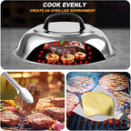 22PCS Griddle Accessories for Blackstone, Flat Top Grill Accessories for Camp Chef, Griddle Spatula Set with Metal Spatula, Enlarged Spatulas, Basting Cover, Scraper for Outdoor Barbecue