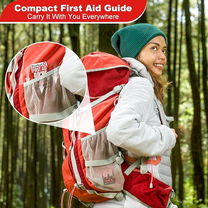 Tiny Pocket Survival Guide EDC Survival Kits Military Grade for Field Emergency, First Aid, Disaster, and Rural Urban Preparedness
