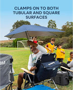 Sport-Brella Versa-Brella SPF 50+ Adjustable Umbrella with Universal Clamp