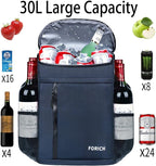 FORICH Soft Cooler Backpack Insulated Waterproof Backpack Cooler Bag Leak Proof Portable Small Cooler Backpacks to Work Lunch Travel Beach Camping Hiking Picnic Fishing Beer for Men Women