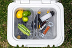 2-Pack Cooler Basket - Grippi Cooler Insert Compatible with Yeti Roadie 24 - Dry Goods Trays - Divider and Organizer Accessories for Camping, Tailgating and Storage