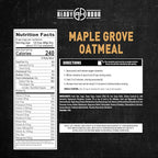 Ready Hour Maple Grove Oatmeal Case Pack – 48 Servings (6 Pouches) – Emergency Food Supply, Long Shelf Life, Maple Flavored Oats, Bulk Breakfast Storage, Instant Oatmeal Packets