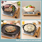 Iwatani Portable Butane Stove “Tatsujin” SlimⅤ CB-TS-5 ＆ Stainless Tongs ＆ microfiber towel – Made in Japan ｜ Single Burner Butane Stove