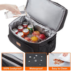 Lifewit Insulated Cooler Bag, 32/48 Can Large Leakproof Beach Cooler, Lightweight Portable Double Layer Soft-Sided Travel Ice Chest for Camping, Kayaking, Road Trips, Grocery Shopping