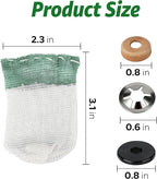 10-Pack Propane Lantern Mantles & 3000005094 Pump Cup Replacement Kit for Coleman Outdoor Camping Fueled Lighting