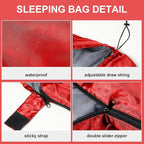Tudomro Camping Sleeping Bag for Adults Lightweight Packable Waterproof Camping Gear Equipment to Keep Warm for Outdoor Backpacking Hiking Travel