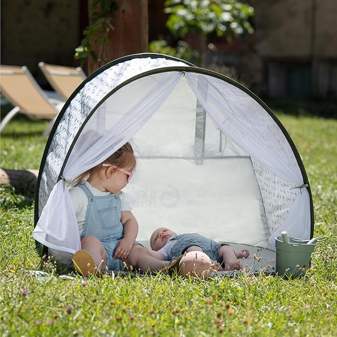 Babymoov Anti-UV Provence Baby Tent UPF 50+ Sun Protection with Pop Up System for Easy Use & Transport (Summer 2025 Edition)