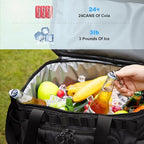 Soft Travel Coolers Bags Insulated Cooling 16hour for Camping Hiking Beach Travel Soft Sided Insulated Cooler Bag 20/48Cans for Women Men