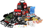 Survival First Aid Kit, 190 Pcs Survival Gear and Medical Supplies, Military IFAK EMT Molle Tactical Pouch for Outdoor, Camping, Hiking, Car, Vehicles and More
