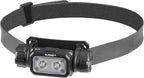 Streamlight 89019 Sledge 1000-Lumen Max 600-Lumen Standard 1800-Candela Rechargeable Low-Profile LED Headlamp with Elastic and Rubber Hard Hat Straps, Black