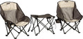 Lippert Baja Overlanding 3-Piece Chair & Table Set, 600-Denier Polyester Folding Chairs, Dual Cupholders, Innovative Scoop for Ultimate Comfort, Fold-up Convenience - 2022114831