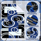 Boyiee Set of 6 Black Gray Blue Kitchen Towels Modern Geometric Dish Hand Towels 24 x 16 Inches Gifts Decorative Tea Cloth Gifts for Farmhouse Kitchen Bathroom Decorations