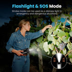 CAVN Rechargeable Camping Lights with Remote & Detachable Tripod Max Height 6.7 ft, Portable Work Light with 3 LED Lamp Heads, Camping Essentials Gear Emergency Flashlight with Hook, Black