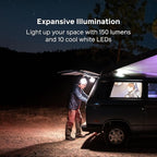 BioLite Luci Charge Inflatable Rechargeable Solar Camping Lantern, Charge 150