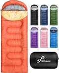 Sportneer Sleeping Bag for Adults & Kids, Cold Weather & Warm Waterproof Camping Sleeping Bag, Compact Portable for Camping Hiking & Travel