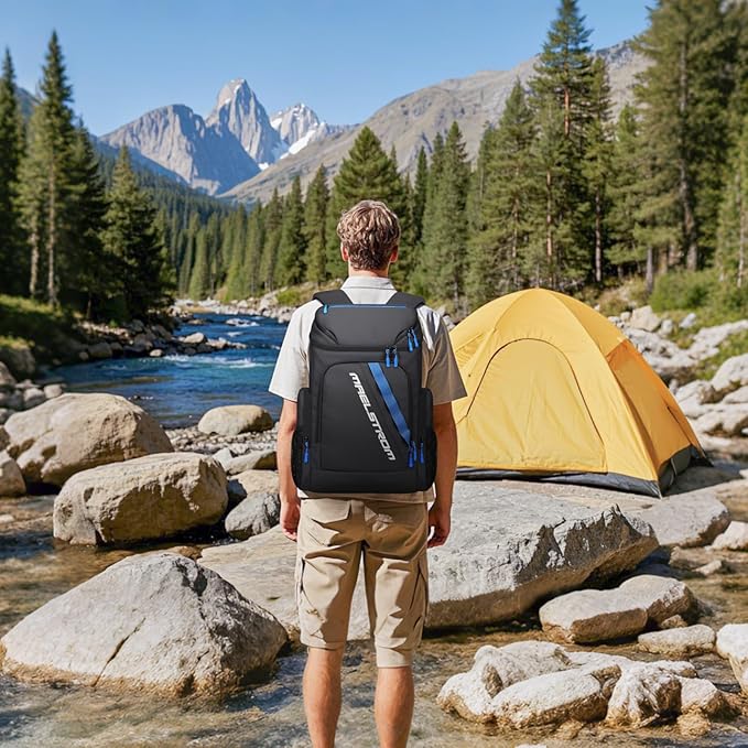 Maelstrom Backpack Cooler,36 Can Cooler Backpack,Soft Cooler Bag Insulated Leakproof,Lightweight Ice Chest Backpack,Travel Cooler Lunch Backpack for Camping,Hiking,Beach