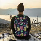 Tropical Pineapples Fruits Cooler Backpack Insulated Leak Proof Beach Cooler Bag Soft Lunch Picnic Hiking Camping Backpack Cooler