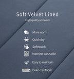 Litume Compact Velvet Lined Sleeping Bag, Lightweight Three Season Sleeping Bag, Water Repelling Sack for Warm and Cold Weather, Comfortable, Backpacking, Hiking, Camping, Traveling