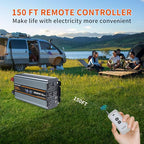 3000 watt Power Inverter DC 12V to AC 110V/120V Converter,6000w Peak.Comes with LCD Display,Wireless Controller,4AC outlets,4 USB.RV Inverter,Suitable for Camping,and Off-Grid Solar Inverter Systems