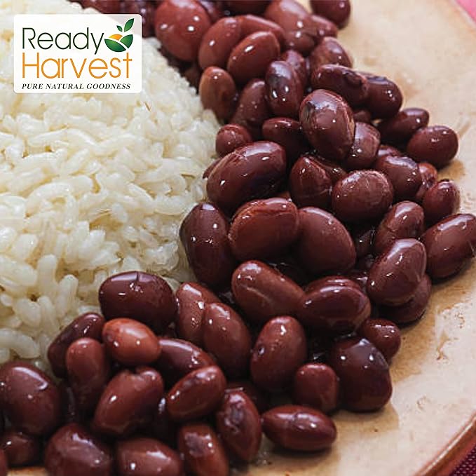 Ready Harvest Emergency Food - Red Beans | Pre-cooked Beans, Just add hot Water | #10 Can | 25-Year Shelf Life | 3 lbs | Cans Filled to the Top